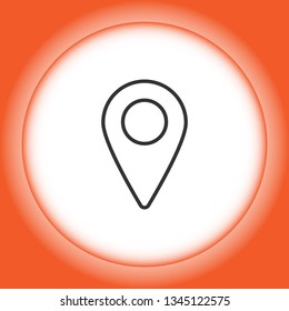 Map localization icon