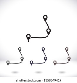 Map localization icon