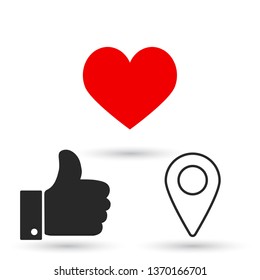 Map localization icon