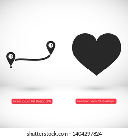 Map localization icon. lorem ipsum Flat Design JPG