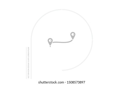 Map localization icon. lorem ipsum Flat Design JPG