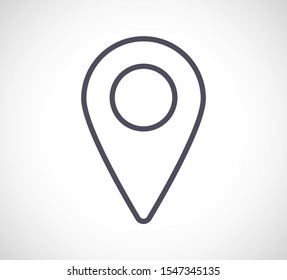Map localization icon. lorem ipsum Flat Design JPG