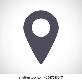 Icono de localización de mapas. lorem ipsum Flat Design JPG