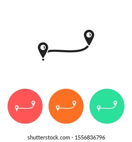 Map localization icon. lorem ipsum Flat Design JPG