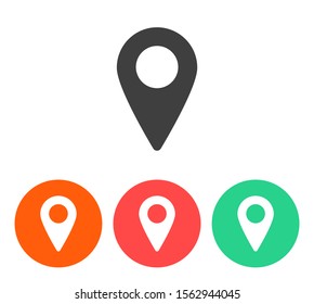 Map localization icon. lorem ipsum Flat Design JPG