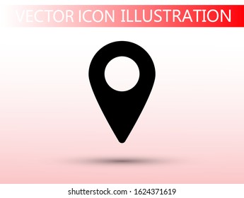 Map localization icon. lorem ipsum Flat Design JPG