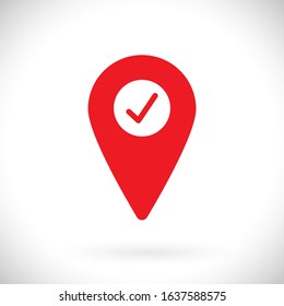 Map localization icon. lorem ipsum Flat Design JPG