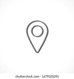 Map localization icon. lorem ipsum Flat Design JPG