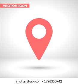 Map localization icon. lorem ipsum Flat Design JPG