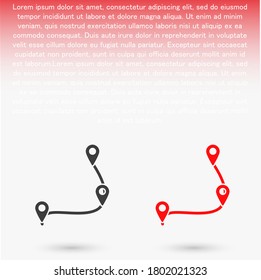 Map localization icon. lorem ipsum Flat Design JPG