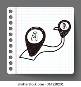 map location doodle