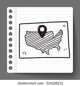 map location doodle