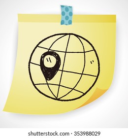 map location doodle