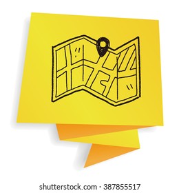 map location doodle