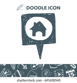 map location doodle