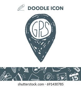 map location doodle