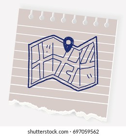 map location doodle