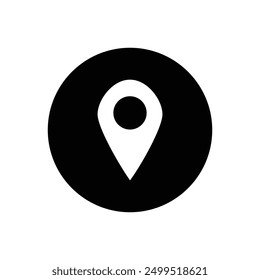 map location flaticon. rounded icon marker