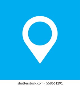 map location icon illustration isolated vector sign symbol