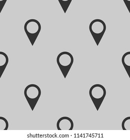 map location icon illustration vector, can be used for web and design seamless pattern