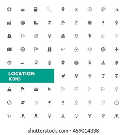 Map Location icon set