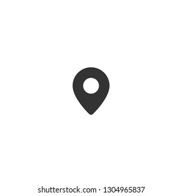 Map location icon. Travel sign