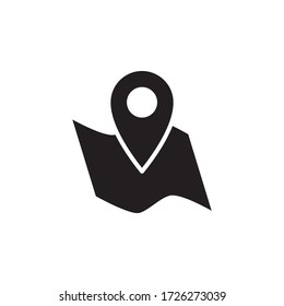 Map Location Icon In Trendy  Design Vector Eps 10