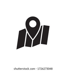 Map Location Icon In Trendy  Design Vector Eps 10