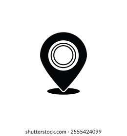Map location icon, vector design