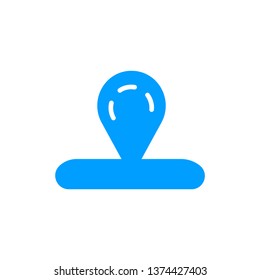 Map, location icon- vector editable map, location icon for website and mobile app.