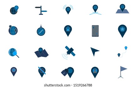 Map location icon vector illustration . Can be used web and mobile apps.