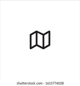 Map, location icon- vector illustration