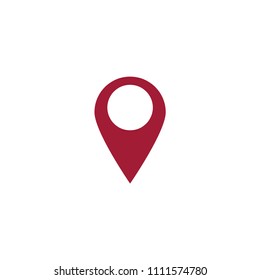 map location icon vector sign