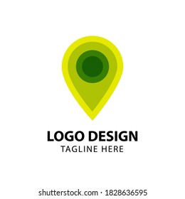 Map Location Logo Vector Template Design Illustration