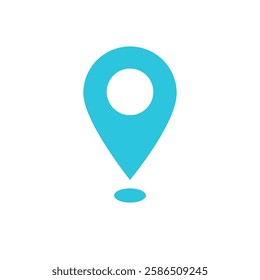 Map Location Marker icon. Isolated on white background