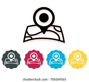 Map Location Marker - Illustration