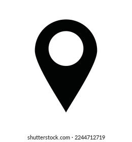 Map location marker pin symbol