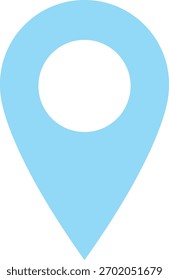 Símbolo de pin do marcador de localização do mapa.