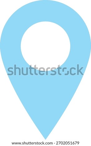 Map location marker pin symbol.