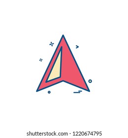 map location mobile navagation icon vector design