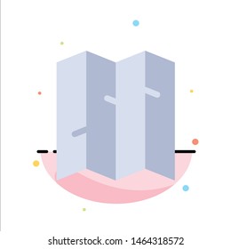 Map, Location, Motivation Abstract Flat Color Icon Template. Vector Icon Template background