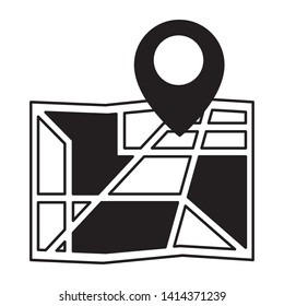 map location navigation gps pointer vector illustration