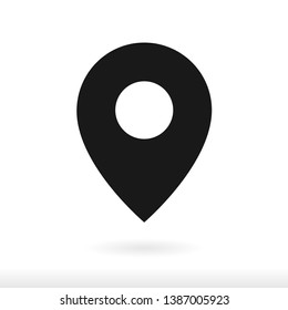 Map Location Navigation Icon Vector