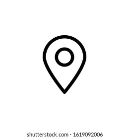 Map and Location Outline Icon Design