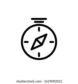 Map and Location Outline Icon Design