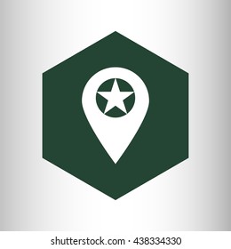 map location pin icon