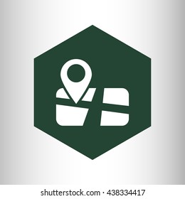 map location pin icon