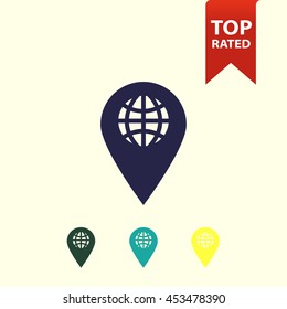 map location pin icon