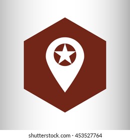 map location pin icon