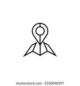 map location pin ilustration icon eps 10